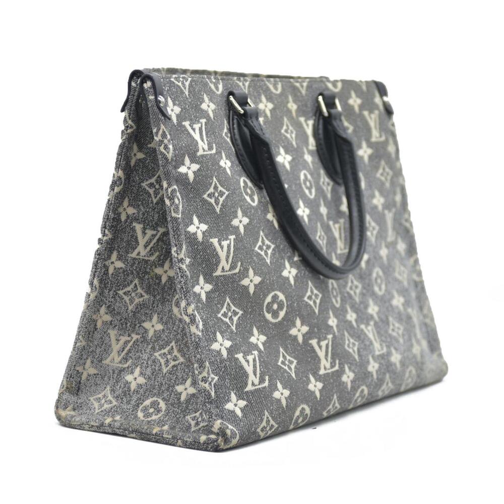 Louis Vuitton Monogram Jacquard Denim Onthego MM Black - Picture 3 of 15